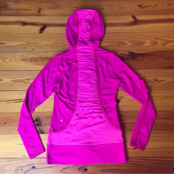 Lululemon Scuba Hoodie Pink Athletic Jacket, EUC, 6 - Picture 14 of 16